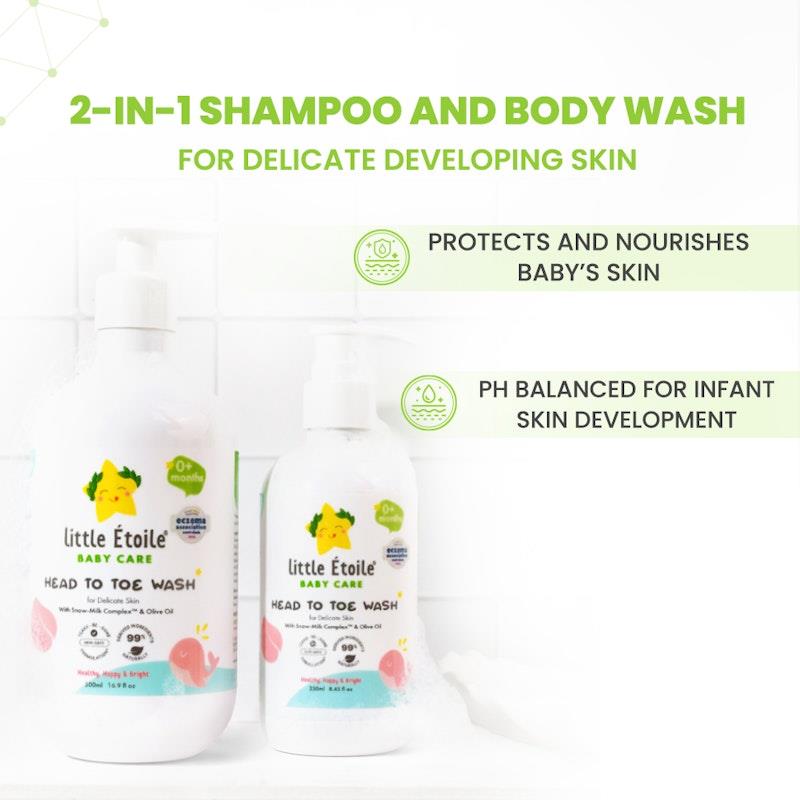 Load image into Gallery viewer, Little Etoile Head to Toe Wash for Delicate Skin (0+ month) 250ml
