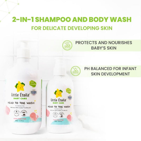 Little Etoile Head to Toe Wash for Delicate Skin (0+ month) 250ml