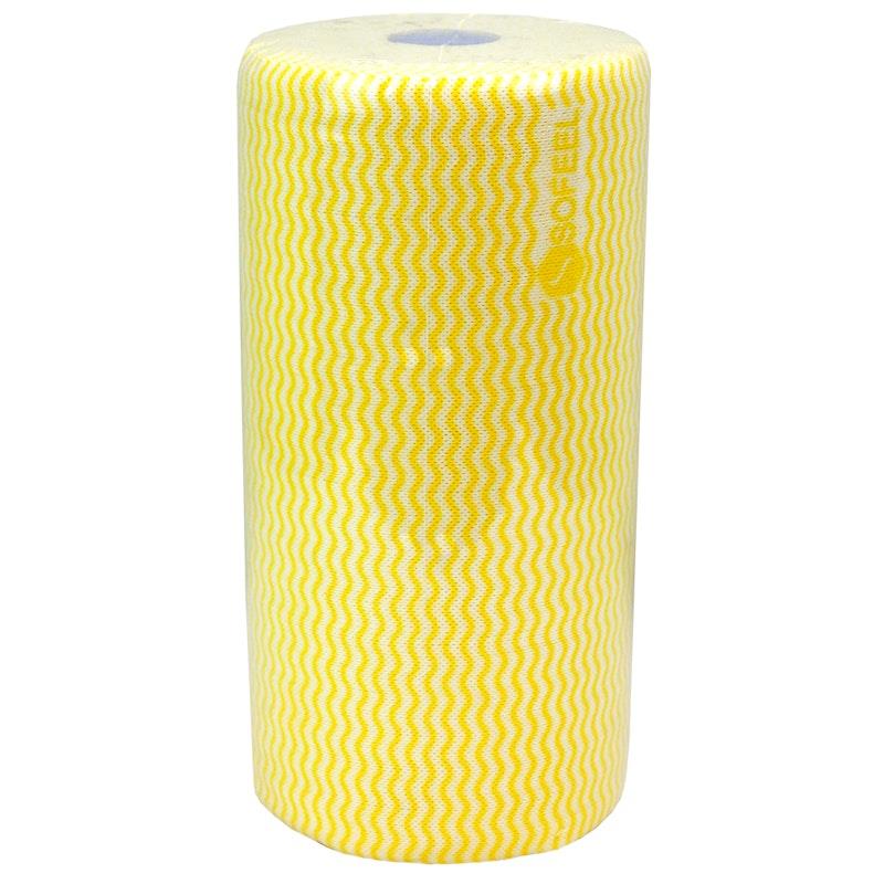 Load image into Gallery viewer, Sofeel Original Microfibre Heavy Duty Super Cleaning Wipes Yellow 85 Pieces/Roll
