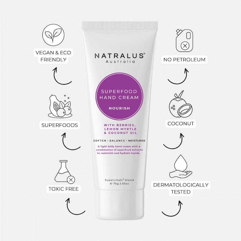 Load image into Gallery viewer, Natralus Superfood Hand Cream Nourish 6Pack

