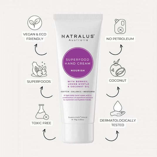 Natralus Superfood Hand Cream Nourish 6Pack