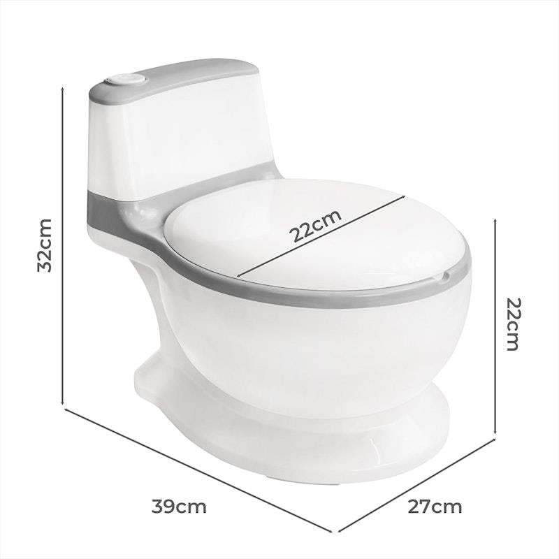 Load image into Gallery viewer, BoPeep Kids Potty Trainer Seat Safety Toilet Training Toddler Non-Slip Grey
