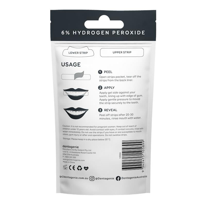 Load image into Gallery viewer, Dentagenie Whitening Strips 28pk
