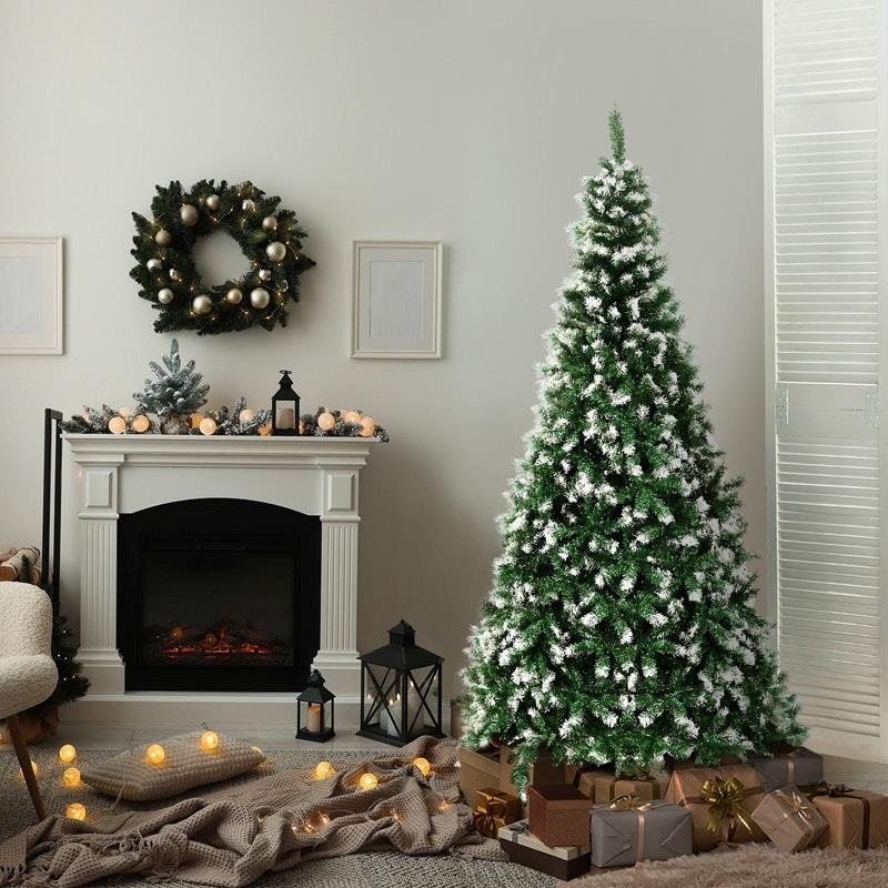 Load image into Gallery viewer, Tinseltown Christmas Tree 1.8M Xmas Trees Snowy Decorations Green 800 Tips 6 Feet
