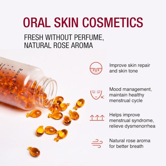 Unichi Rosa Prima Rose Oil Complex 90 Softgels 1Unit
