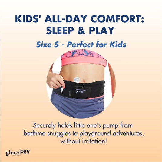 Glucology Insulin Pump Belt Small, Beige