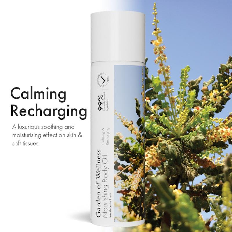 Load image into Gallery viewer, Garden of Wellness Nourishing Body Oil Frankincense Renewal 120ml
