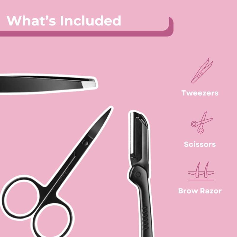 Load image into Gallery viewer, The Brow Technicians 3 in 1 Eyebrow Grooming Kit - Brow Shaping Tools Set
