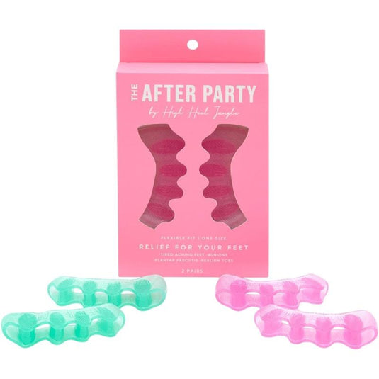 HIGH HEEL JUNGLE The After Party  Silicon Gel Toe Spreaders & Foot Alignment Separators Bundle