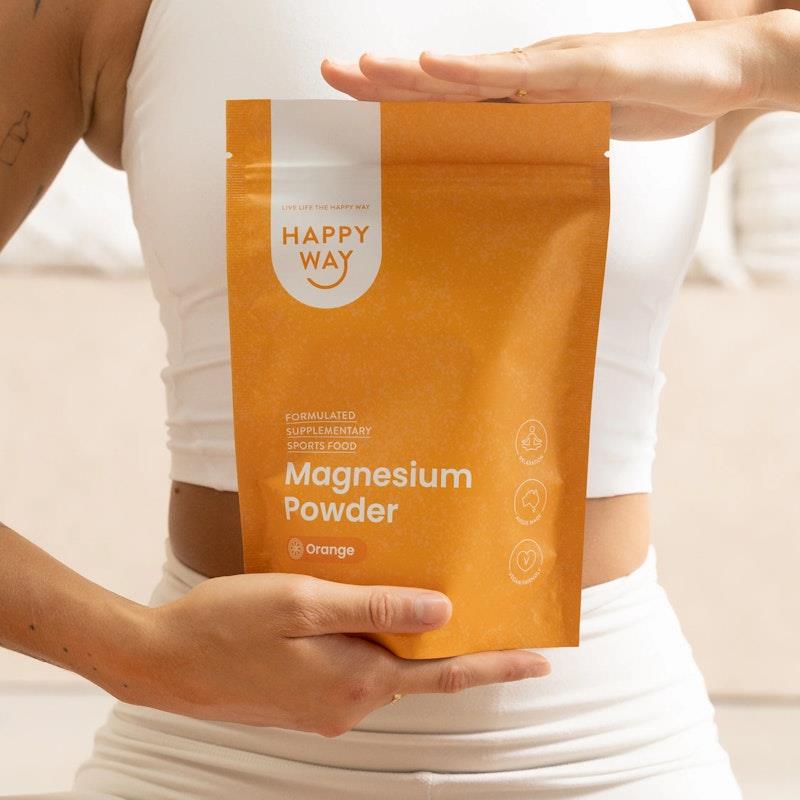 Load image into Gallery viewer, Happy Way Orange Magnesium Powder 315g
