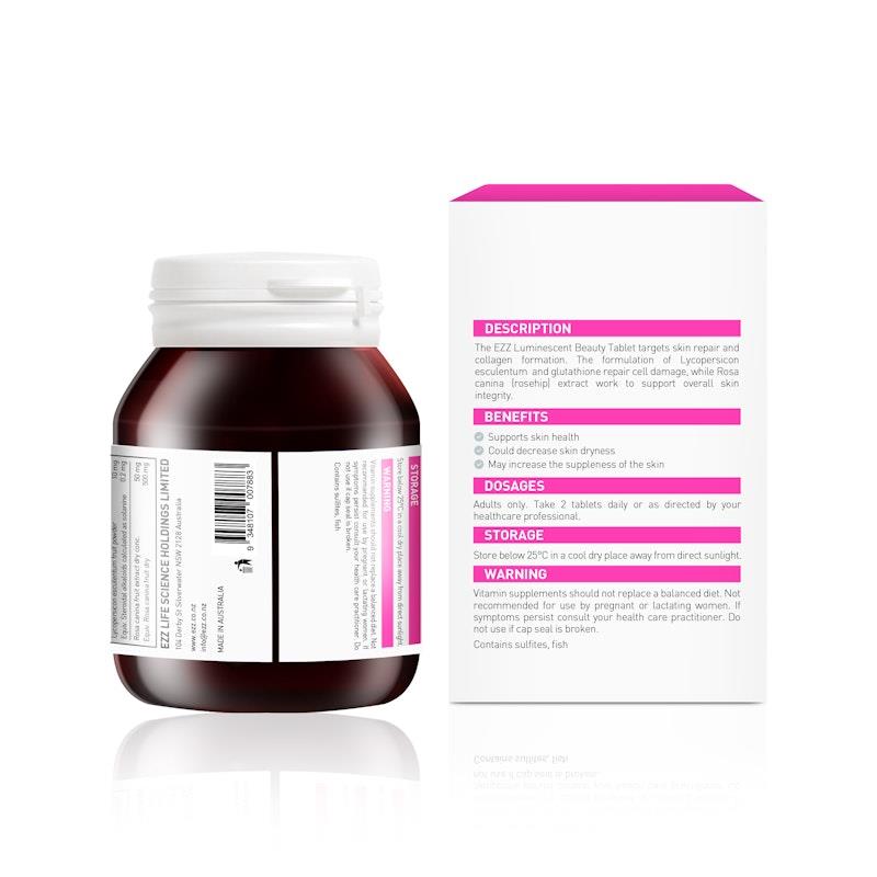 Load image into Gallery viewer, EZZ Luminescent Beauty Tablet 60Capsules
