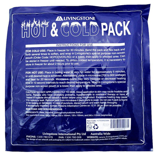 Livingstone Hot and Cold Pack Large 25x25cm