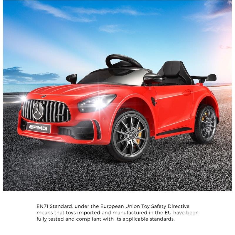 Load image into Gallery viewer, Mercedes-Benz Kids Ride On Car AMG GTR Licensed Electric Toy Gift 12V Red
