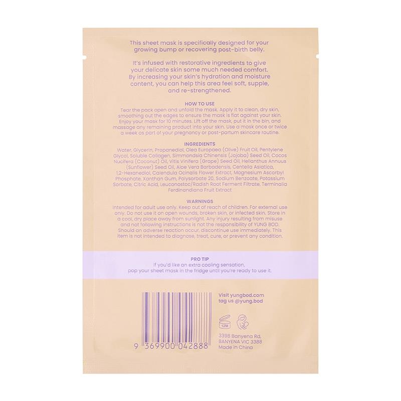 Load image into Gallery viewer, YUNG BOD Bump &amp; Beyond Belly Mask 3Pack
