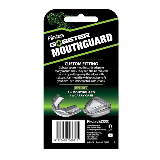 Piksters Gobster Mouthguard (with case) Adult 1pk