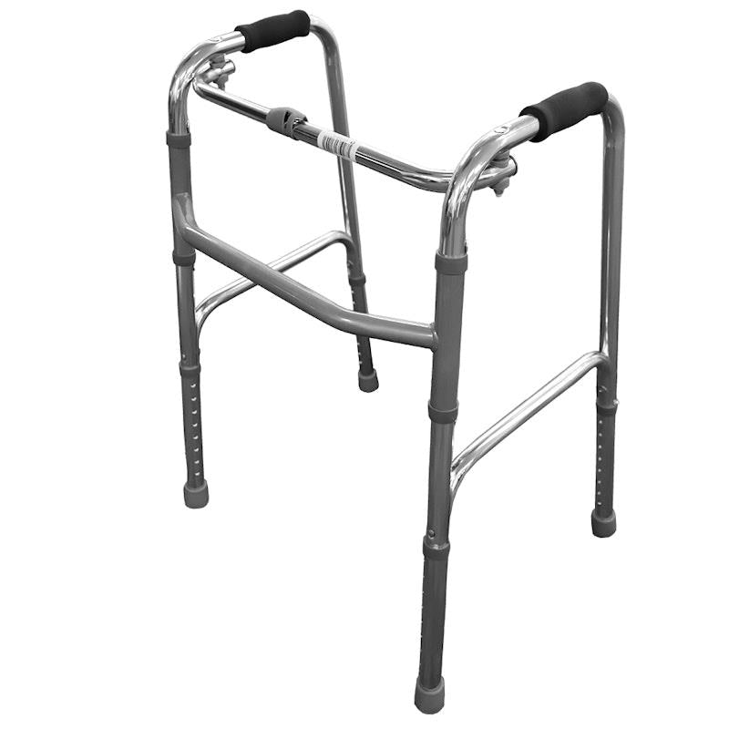Load image into Gallery viewer, Livingstone Walking Frame Adjustable Folding Aluminium with Step by Step Function 56cm
