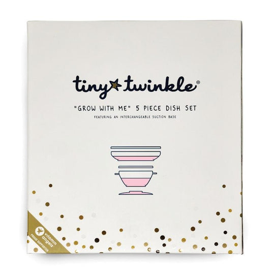 Tiny Twinkle "Grow with Me" Feeding Set Rose