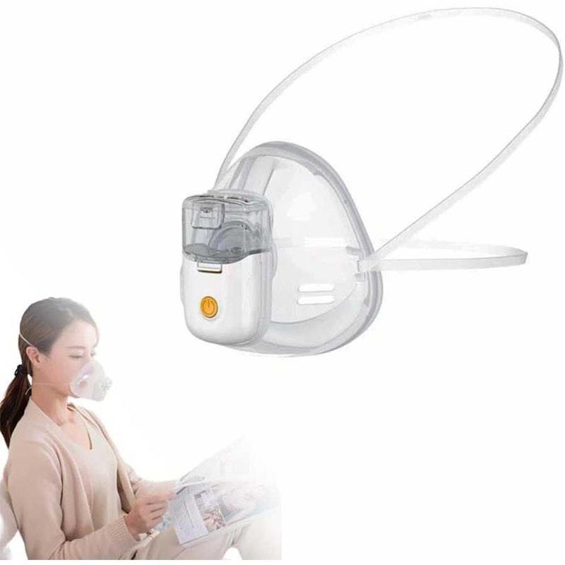 Load image into Gallery viewer, Caremax Hands-Free Mini Ultrasonic Mesh Nebuliser Inhaler 1Unit
