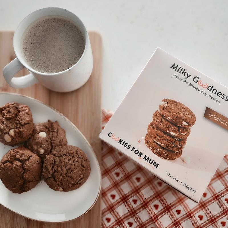 Load image into Gallery viewer, Milky Goodness Double Choc Lactation Cookies 12Pack
