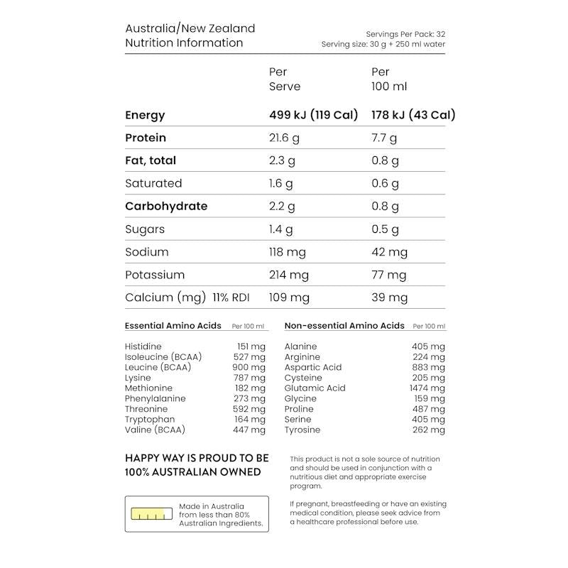 Load image into Gallery viewer, Happy Way Top Of The Choc Whey Protein Powder 1kg

