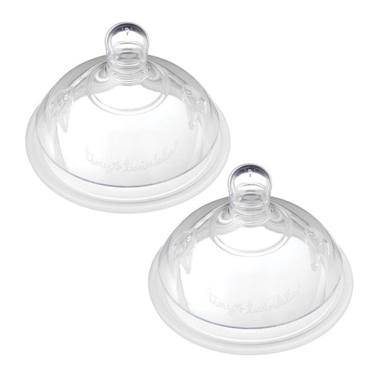 Tiny Twinkle - Silicone Baby Bottle Nipple 2Pack Fast Flow