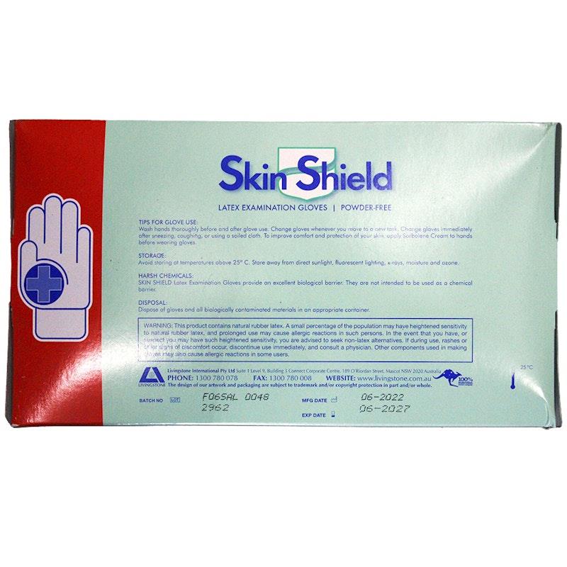 Load image into Gallery viewer, Skin Shield Powder Free Latex Gloves Large 100 Pieces/Box
