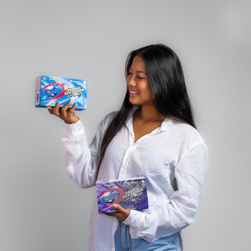 Load image into Gallery viewer, TBLUE Fabric Softener Dryer Sheet Summer Ocean Pack of 105 Sheets
