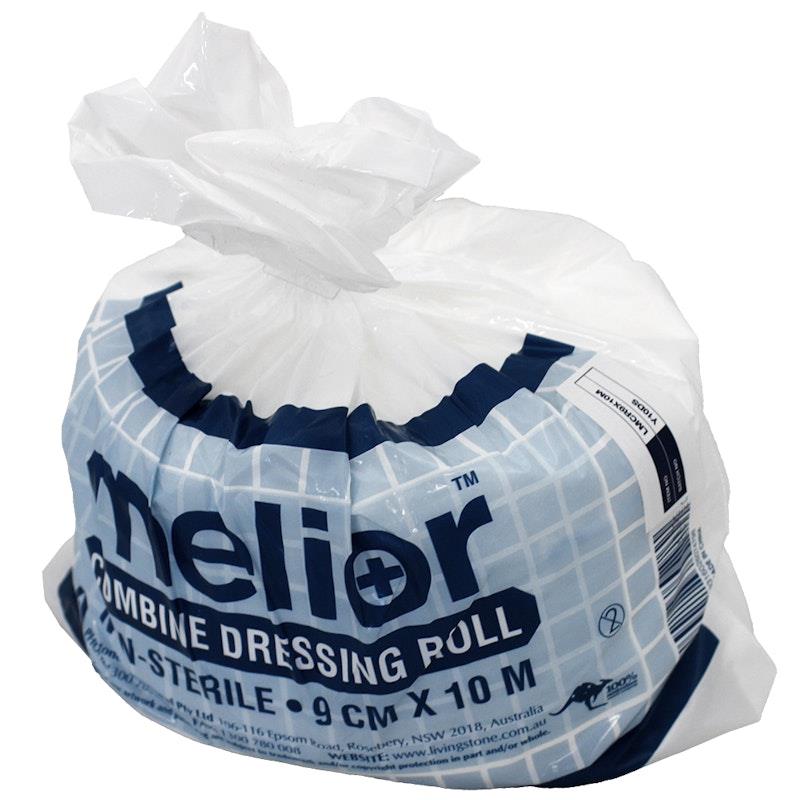 Load image into Gallery viewer, Melior Combine Dressing Roll Non-Sterile 9cm x 10m 1Piece
