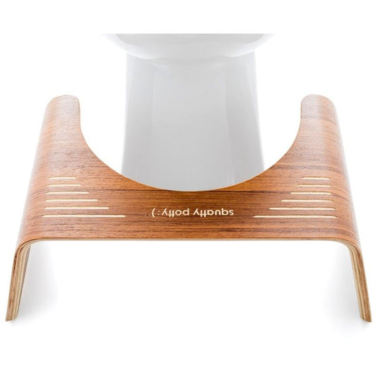 Squatty Potty Slim Teak Stool 7 Inch