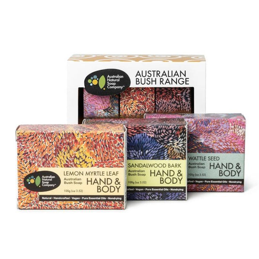 Australian Natural Soap Company Australian Bush Range Gift Pack 3Units