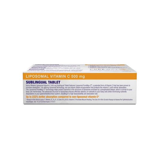 Henry Blooms Liposomal Vitamin C Sublingual Tablets 30s 1unit