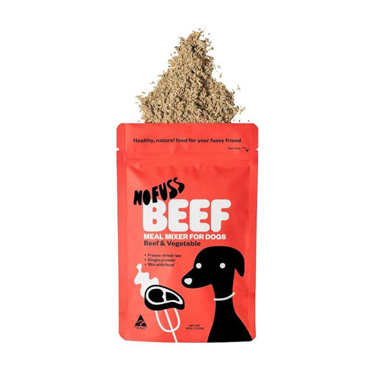 No Fuss Beef & Vegetable Meal Mixer Dog Food 60g