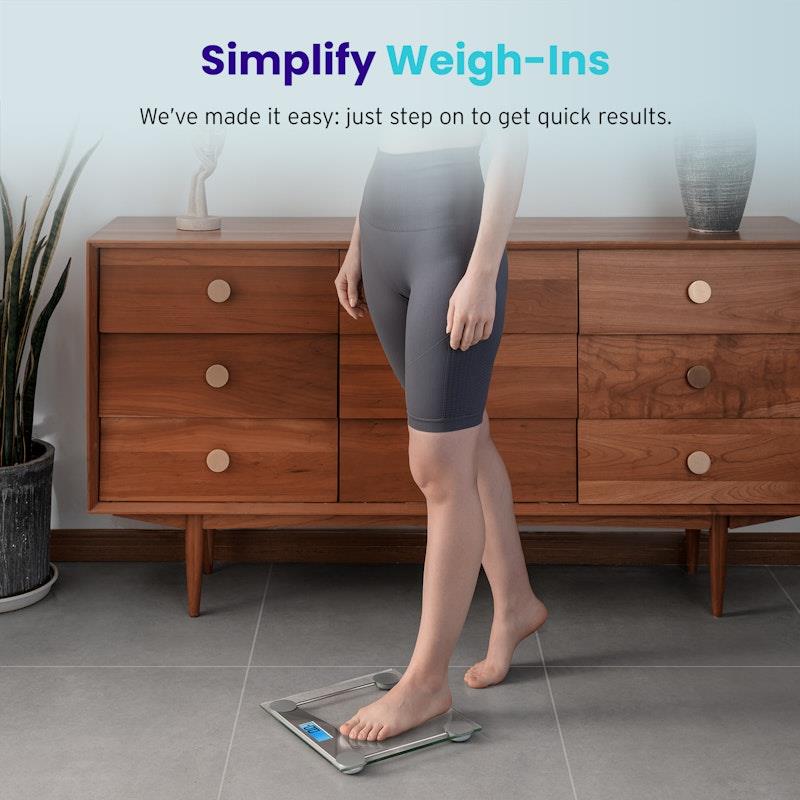 Load image into Gallery viewer, Etekcity Digital Body Weight Bathroom Scale - Silver 1pc
