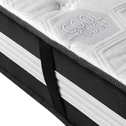DreamZ Cooling Mattress Pocket Spring Euro Top Bed Foam 5 Zone King