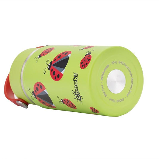 Cheeki 400ml Insulated Little Adventurer Bottle Ladybug