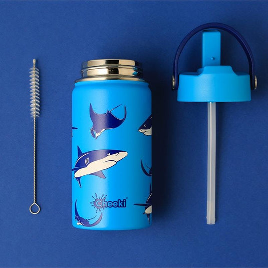 Cheeki 400ml Insulated Little Adventurer Bottle Sharks