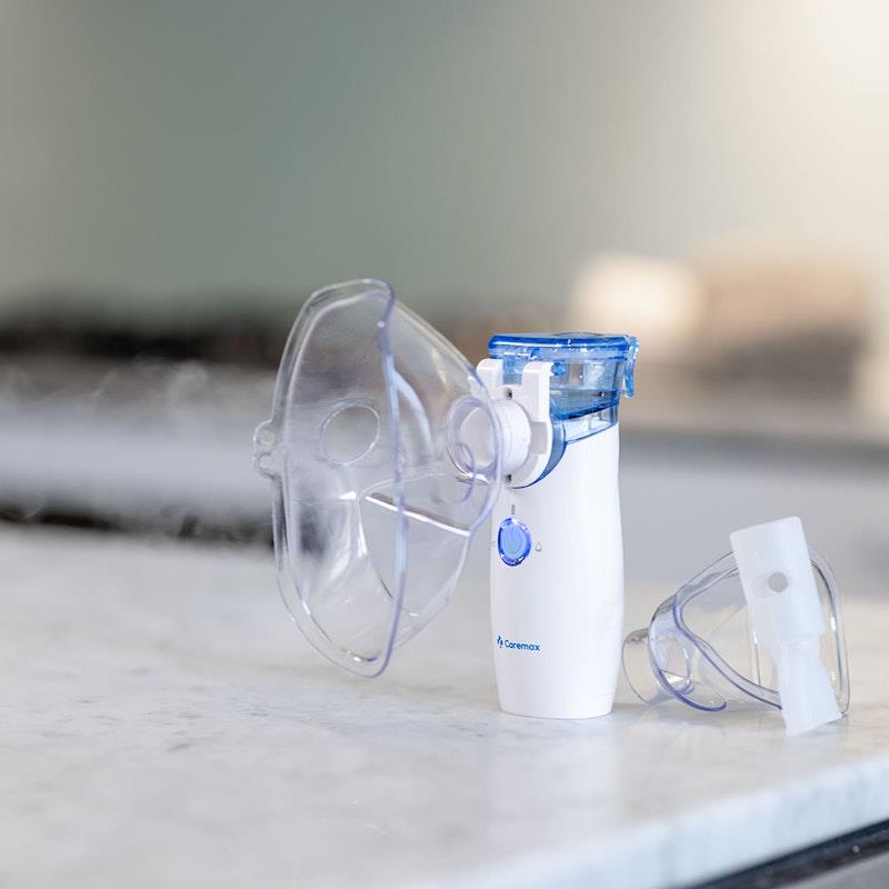 Load image into Gallery viewer, Caremax Portable Ultrasonic Mesh Nebuliser Inhaler 1Unit
