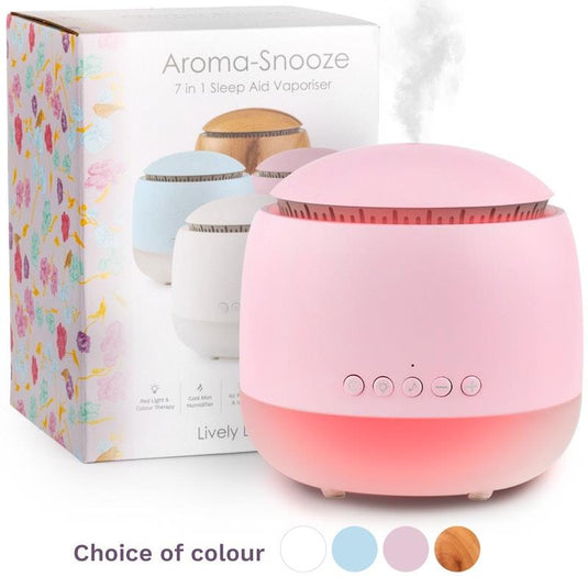 Lively Living Aroma-Snooze 7 in 1 Sleep Aid Humidifier Pink