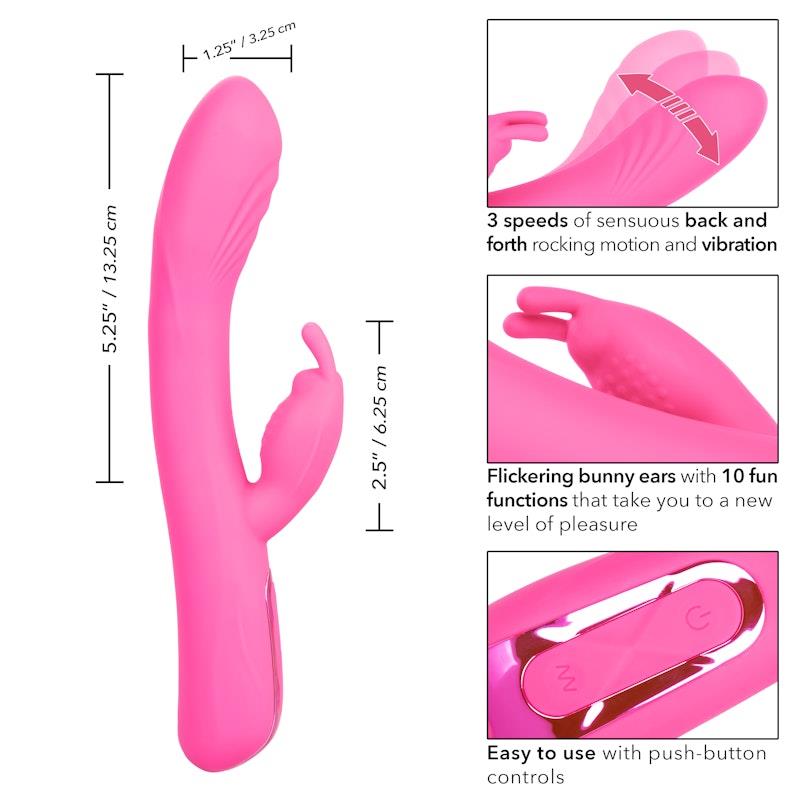 Load image into Gallery viewer, CalExotics Jack Rabbit Elite Rocking Rabbit Pink
