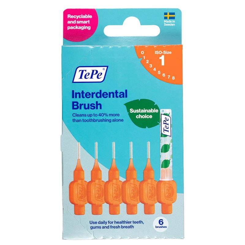 Load image into Gallery viewer, TePe Interdental Brushes - Original Orange-Size 1
