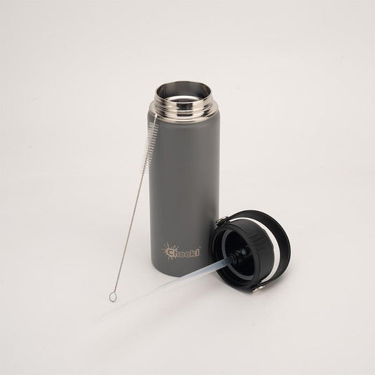 Cheeki 600ml Insulated Adventure Bottle Slate