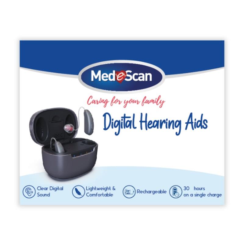Load image into Gallery viewer, MedeScan Digital Hearing Aids - Behind The Ear 1Pair
