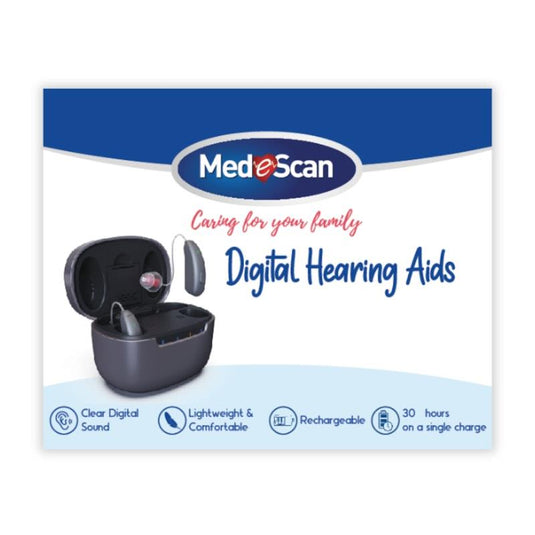 MedeScan Digital Hearing Aids - Behind The Ear 1Pair