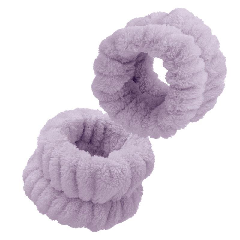 Load image into Gallery viewer, Ellodi Spa Headband &amp; Wristband Set Purple

