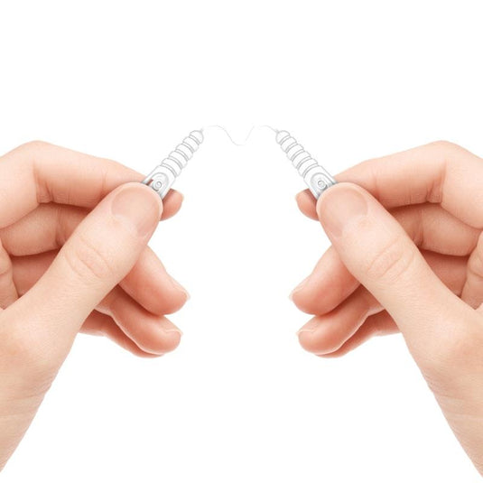 Dentagenie Gripper Smooth Flosstrips with Grips 60pk