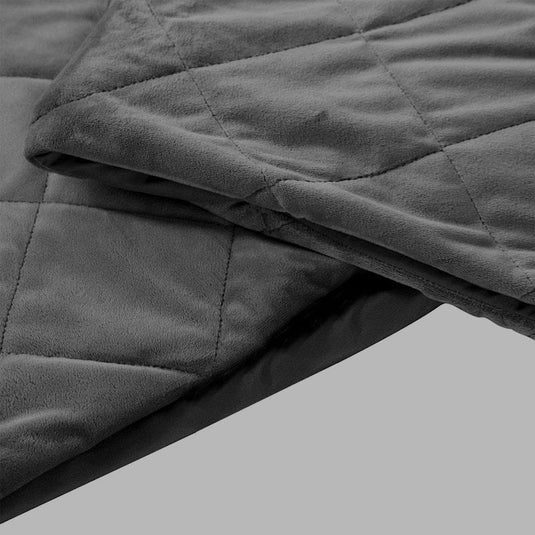 DreamZ 9KG Weighted Blanket (202x151cm) - Grey 1Piece