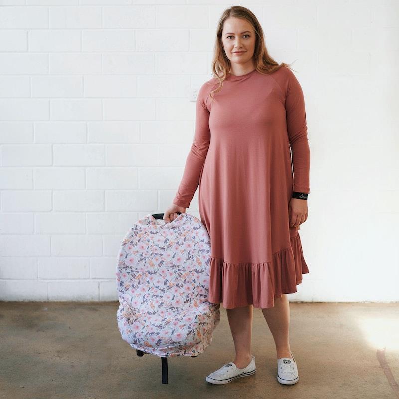 Load image into Gallery viewer, Zoe Sage 5 in 1 Multi-Use Mama Cover Vintage Bloom 1pc
