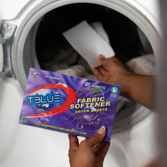 TBLUE Fabric Softener Dryer Sheet Lavender Pack of 105 Sheets
