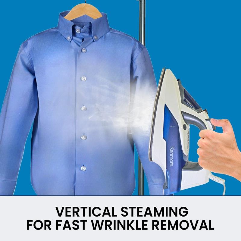 Load image into Gallery viewer, Kenmore Digital Power Steam Iron For Clothes Blue/White
