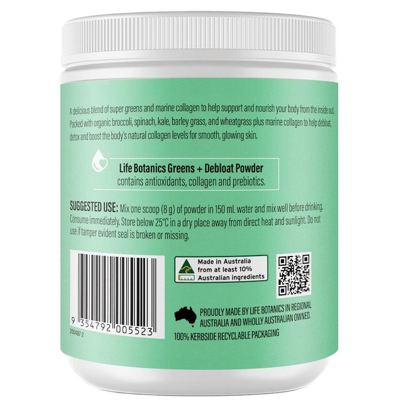 Load image into Gallery viewer, Life Botanics Greens + Debloat Powder 3x150g Pack
